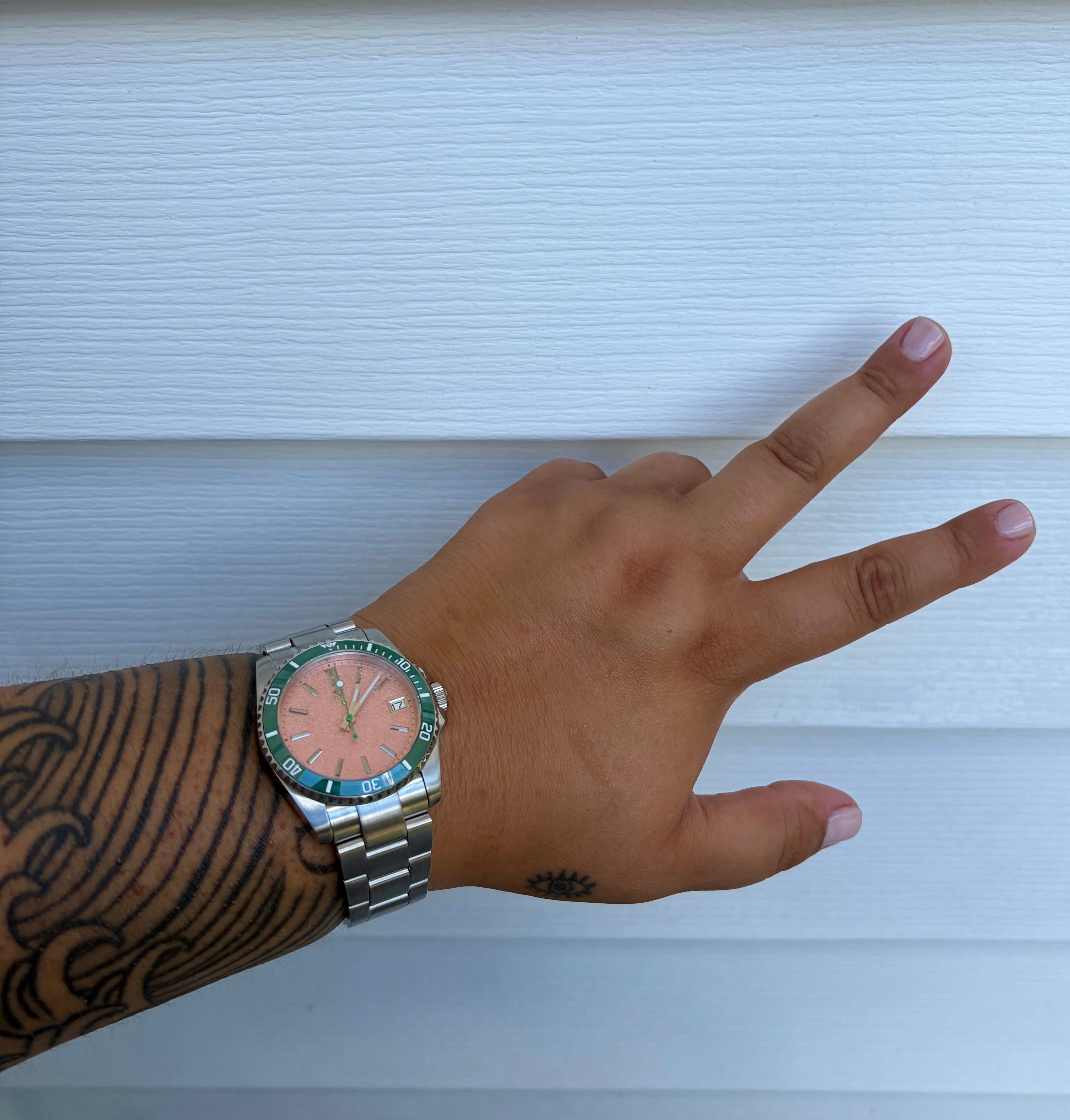SubMeloner on Alexis's wrist